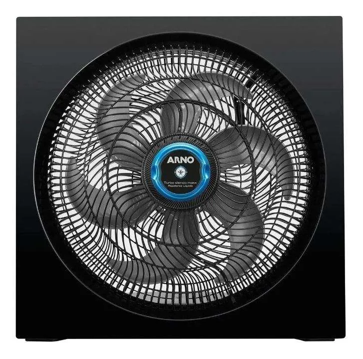 Hélice Original para Circulador Arno Turbo Silencio 40cm CC96 / CC97 6 Pás Cinza com Trava - Imagem 4