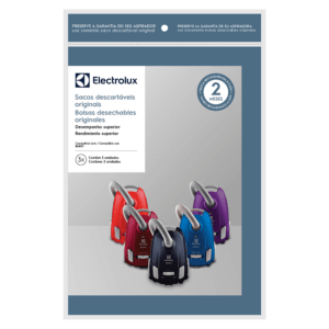 Saco Descartável Aspirador de Pó Electrolux Berry - Kit c 3 Unidades Original