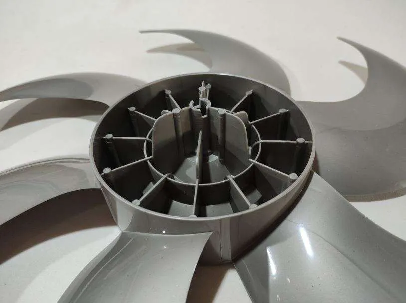 Hélice para Ventilador Mallory Ts40+ Delfos Ts+ Air Timer Ts+ Eros Ts Ozonic Olimpo Ts - 40cm 6 Pás Cinza - Imagem 2