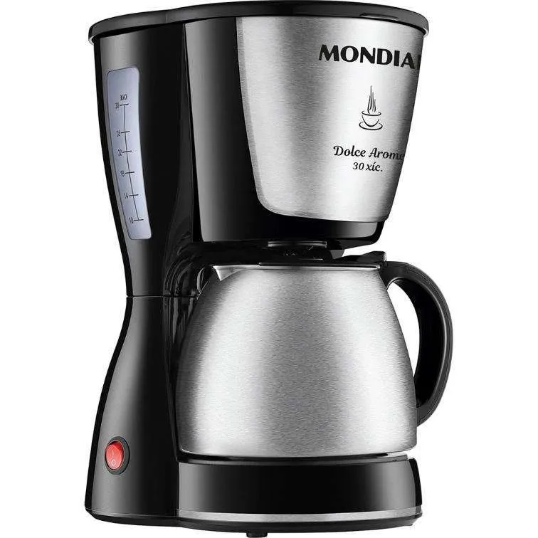 Jarra de vidro para Cafeteira Mondial Dolce Arome Inox 30 Xícaras C37JI Preta - Imagem 4