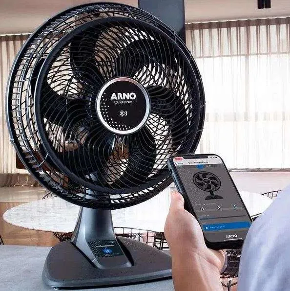 Base para Ventilador Arno Ultra Silence Force Bluetooth VDBT Preto Original 3 Base para Ventilador Arno Ultra Silence Force Bluetooth VDBT Preto Original - Imagem 3
