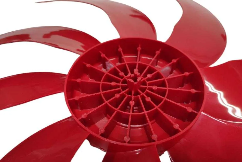 Hélice compatível para Ventilador Mondial Premium / Polishop 50cm 8 Pás vermelha - Imagem 3