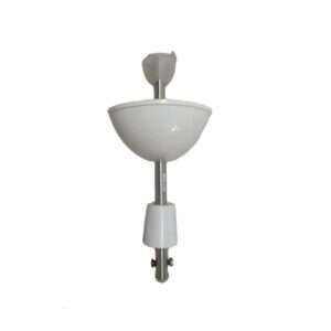 Kit de Instalação fácil p/ Ventilador de Teto - Haste c/ 50cm. e acessórios de acabamento Branco