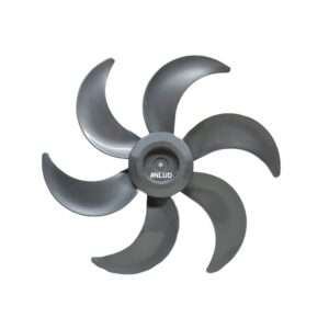 Hélice compatível p/ Ventilador Loren Sid - Cinza 60cm - 6 Pás - Furo p/ Eixo de 10mm.