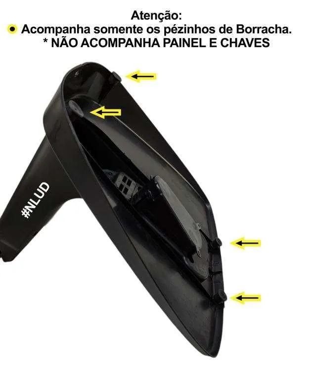 Base para Ventilador Arno Silence Force VF40 VF41 VF45 VF49 VF55 VU40 TS55 Preta c Pés de Borracha Original - Imagem 2