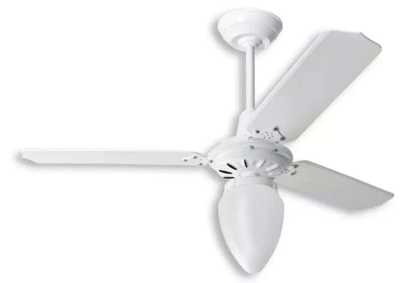 Globo Pera com Plafon Ventilador de Teto - Branco - Imagem 8
