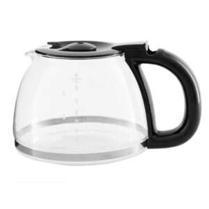 Jarra de Vidro Cafeteira Mondial Dolce Arome Inox 30 Xícaras C37 Ji Preto Original