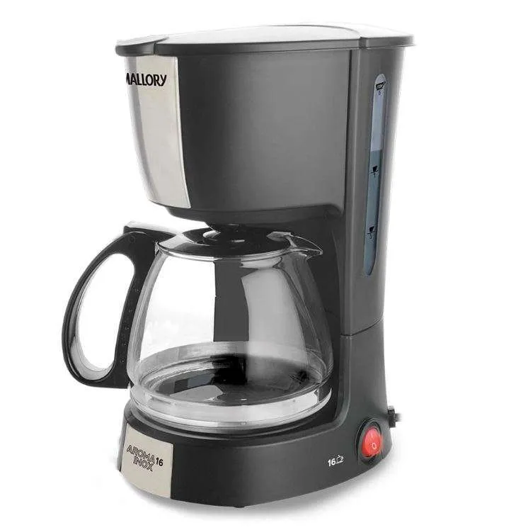 Jarra em Inox para Cafeteira Mallory Aroma 16 Inox Preta - Imagem 7
