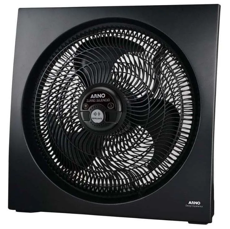 Hélice Circulador Arno CC91 CC95 - 40cm preta c 3 Arruelas de Ferro Original - Imagem 5