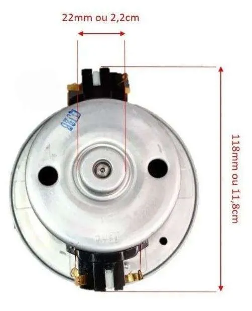 Motor p/ Soprador Kyklon Maxx / Super / Rx / Revolution 220v. 5 Motor p/ Soprador Kyklon Maxx / Super / Rx / Revolution 220v. - Imagem 5