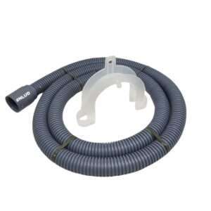 Mangueira de Saída de água Máquina de Lavar Tradicional Bocal de 29mm. - 1,55mts. c Suporte