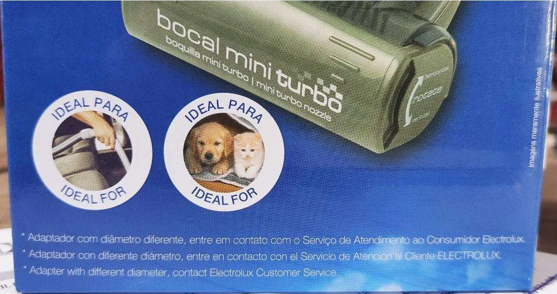 Bocal Mini Turbo Menalux TNM01 p/ Aspirador de Pó - Atende qualquer Marca e Modelo com Bocal de 32mm. - Imagem 5