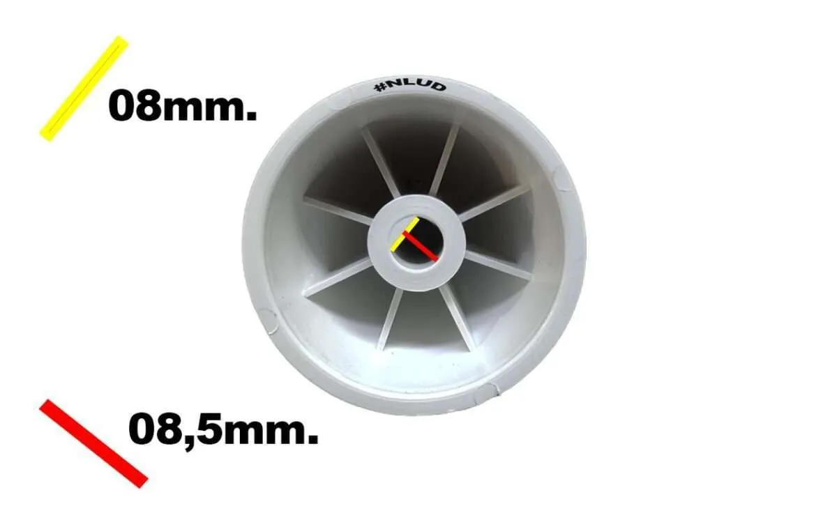 Castanha Cone Espremedor de Suco de Frutas Industrial Loren Sid Fak Cemaf Spolo Branco - Imagem 2