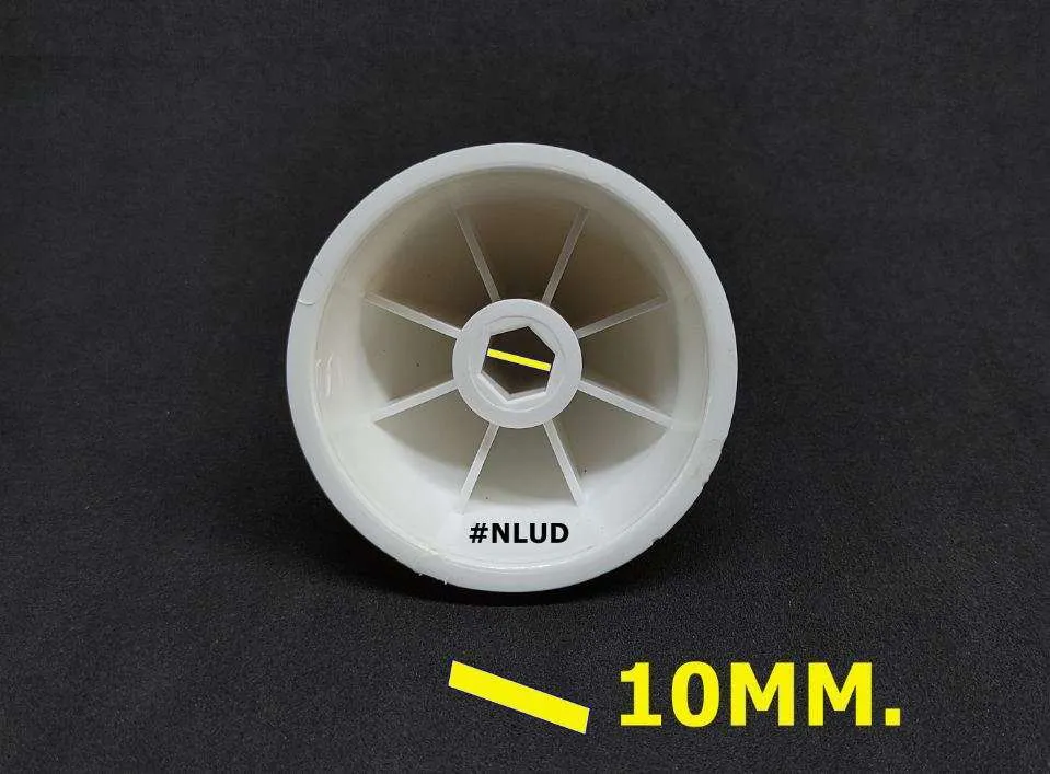 Castanha Cone Espremedor de Suco de Frutas Industrial Sextavado 10mm. Arno Lucre Antigo Grande Branco 3 Castanha Cone Espremedor de Suco de Frutas Industrial Sextavado 10mm. Arno Lucre Antigo Grande Branco - Imagem 3