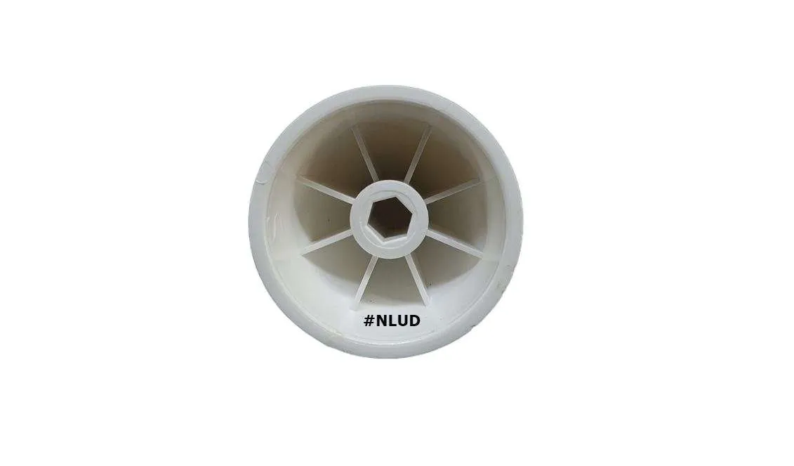 Castanha Cone Espremedor de Suco de Frutas Industrial Sextavado 10mm. Arno Lucre Antigo Grande Branco 2 Castanha Cone Espremedor de Suco de Frutas Industrial Sextavado 10mm. Arno Lucre Antigo Grande Branco - Imagem 2