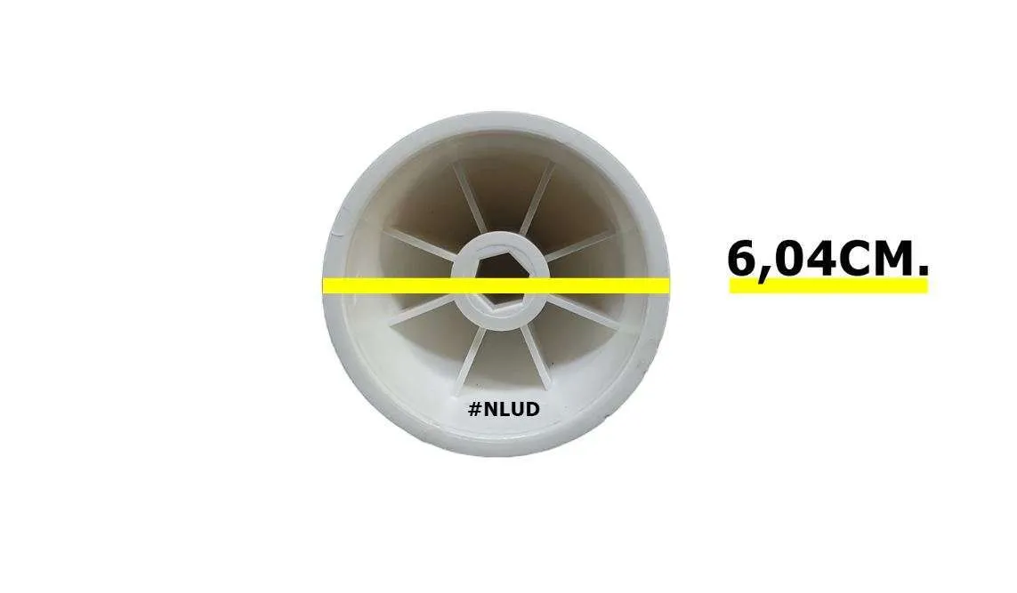 Castanha Cone Espremedor de Suco de Frutas Industrial Sextavado 10mm. Arno Lucre Antigo Grande Branco 4 Castanha Cone Espremedor de Suco de Frutas Industrial Sextavado 10mm. Arno Lucre Antigo Grande Branco - Imagem 4