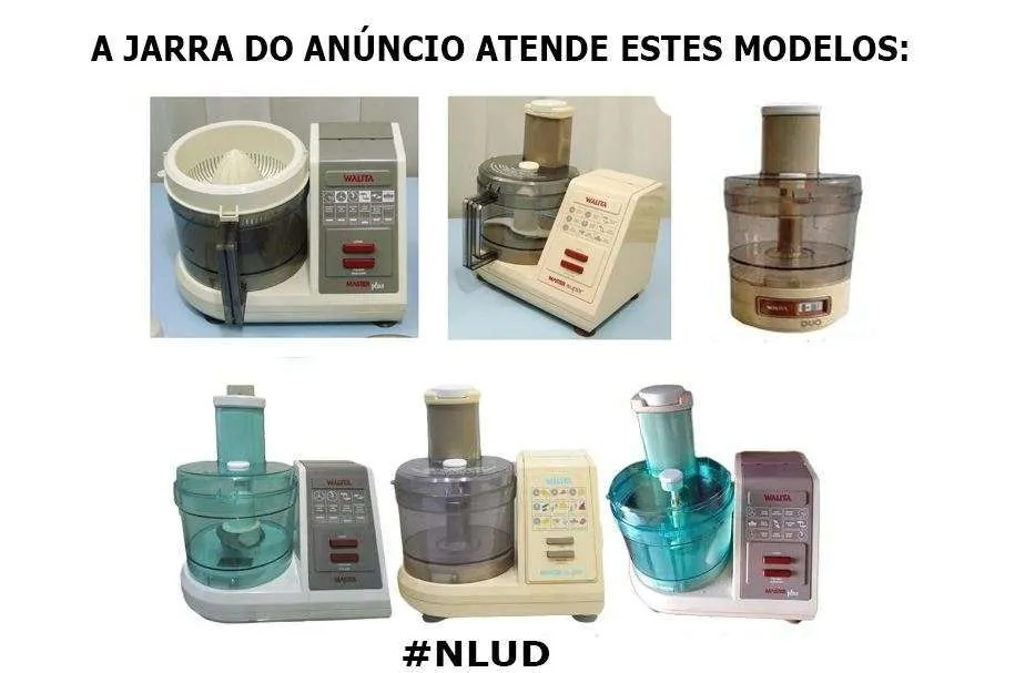 Jarra c Tampa do Processador Walita Master Super Plus Duo - Ri3141 Ri3142 Ri3148 Ri3155 Ri2745 - Imagem 5