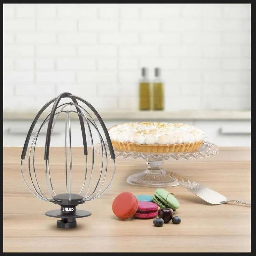 Batedor Leve P/ Batedeira Planetária Arno Super Chef KM00 / KM01 / KM02 / KM11 / KM12 / Inox - Original Preto - Imagem 3