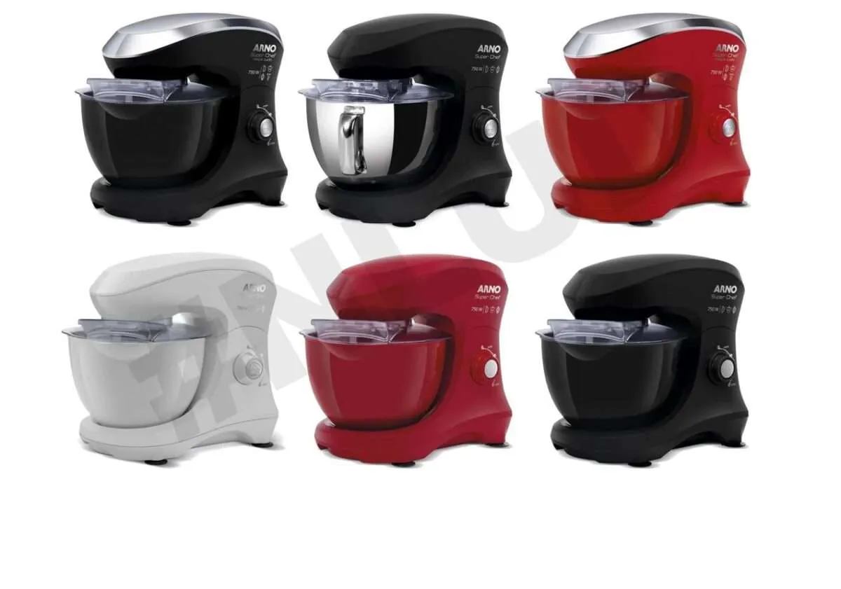 Batedor Leve P/ Batedeira Planetária Arno Super Chef KM00 / KM01 / KM02 / KM11 / KM12 / Inox - Original Preto - Imagem 2