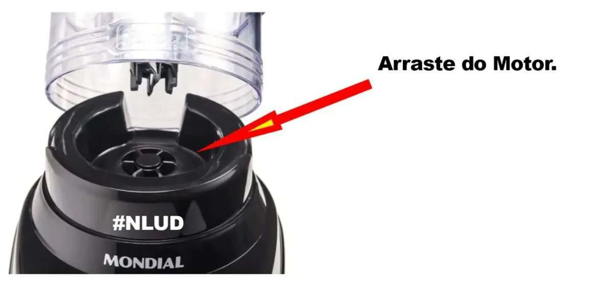 Kit c 5 Un. Arraste Acoplador do Motor Liquidificador Mondial L99 L850 L900 L1000 L1100 L1200 - Imagem 3