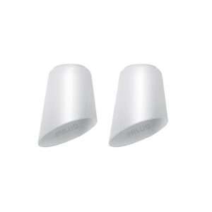 Kit c 02 Un. Tulipa Plástica Moderna Pata de Vaca Lustre e Ventilador de Teto Universal