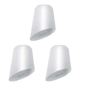 Kit c 03 Un. Tulipa Plástica Moderna Pata de Vaca Lustre e Ventilador de Teto Universal