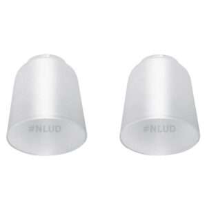 Kit c 2 Un. - Tulipa Plástica Lisa para Lustre e Ventilador de Teto Universal