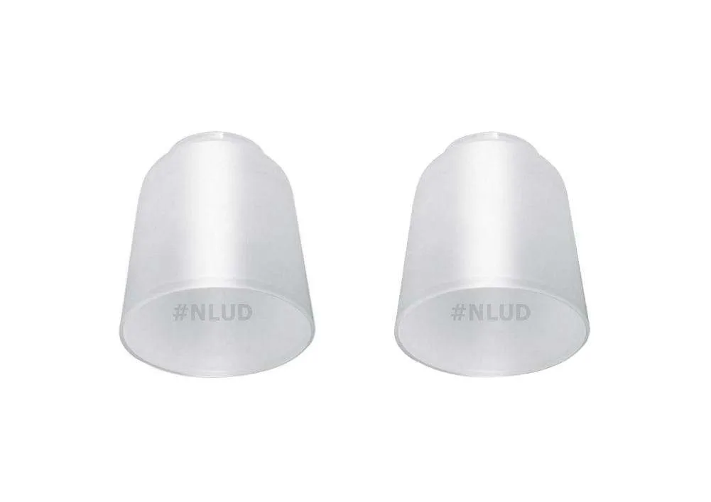 Kit c 2 Un. - Tulipa Plástica Lisa para Lustre e Ventilador de Teto Universal 1 Kit c 2 Un. - Tulipa Plástica Lisa para Lustre e Ventilador de Teto Universal