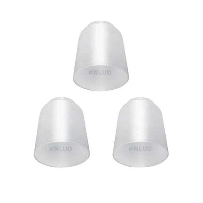 Kit c 3 Un. - Tulipa Plástica Lisa para Lustre e Ventilador de Teto Universal 1 Kit c 3 Un. - Tulipa Plástica Lisa para Lustre e Ventilador de Teto Universal