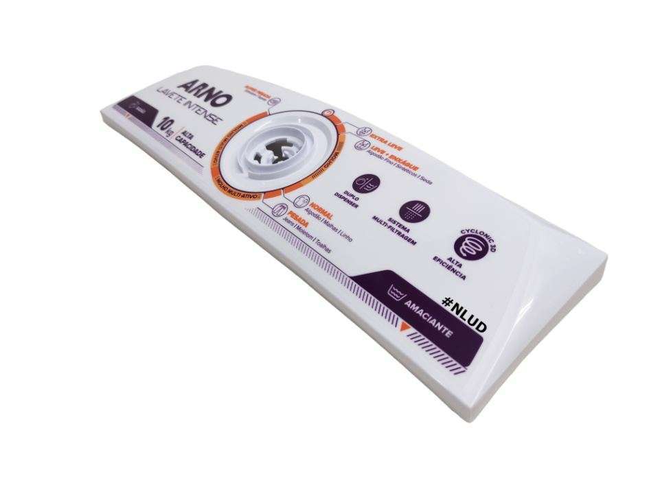 Painel Original p/ Maquina de Lavar Tanquinho Arno Lavete ML08 / ML60 / ML80 / ML90 / ML95 Branco 2 Painel Original p/ Maquina de Lavar Tanquinho Arno Lavete ML08 / ML60 / ML80 / ML90 / ML95 Branco - Imagem 2