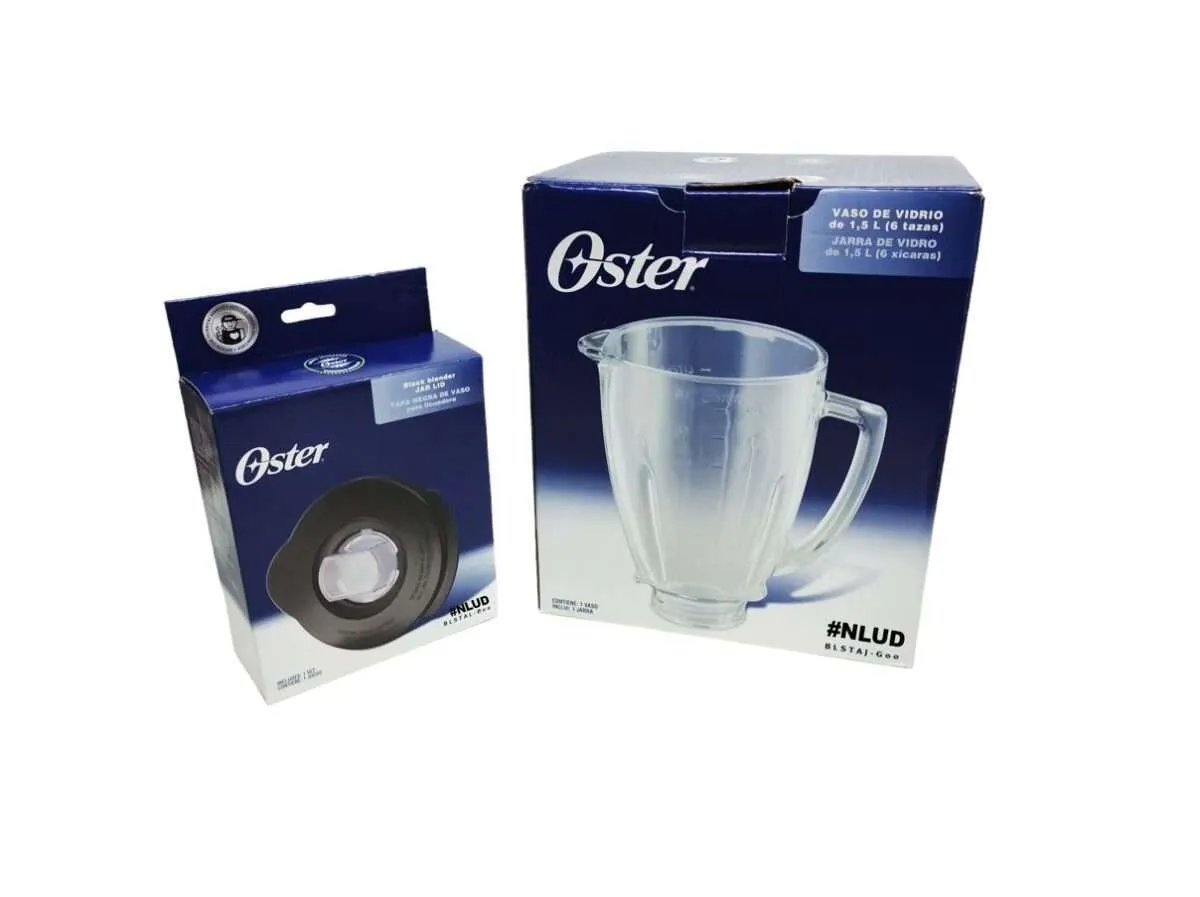 Copo de Vidro Redondo Liquidificador Oster c Tampa - 6844 7806 7827 7881 7890 Original 2 Copo de Vidro Redondo Liquidificador Oster c Tampa - 6844 7806 7827 7881 7890 Original - Imagem 2