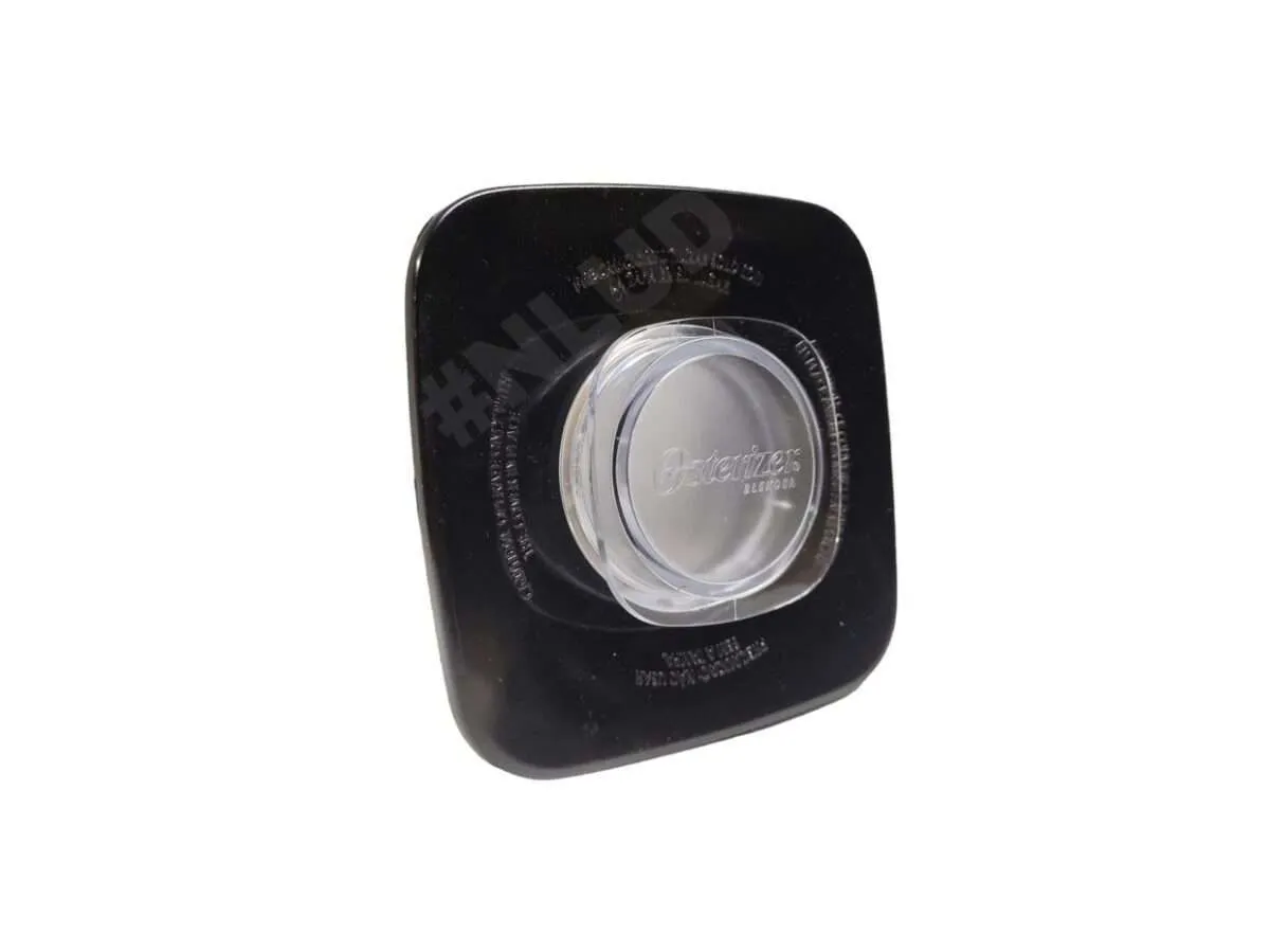 Tampa Quadrada Copo de vidro Liquidificador Oster 6844 7806 7827 7881 7890 Preta Original - Imagem 5