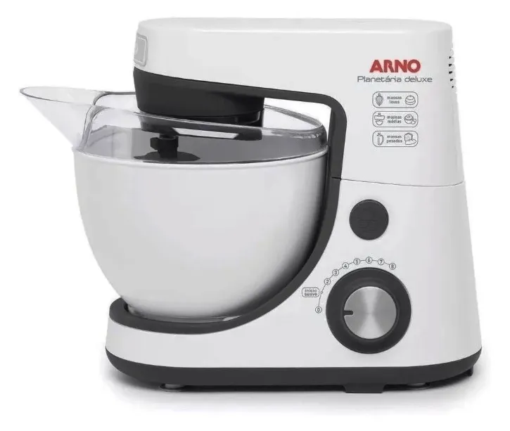 Tigela em Inox Batedeira Planetária Arno Deluxe Sx80 Sx82 Sx83 Sx84 SX86 SX87 BPAE Original 5 Tigela em Inox Batedeira Planetária Arno Deluxe Sx80 Sx82 Sx83 Sx84 SX86 SX87 BPAE Original - Imagem 5