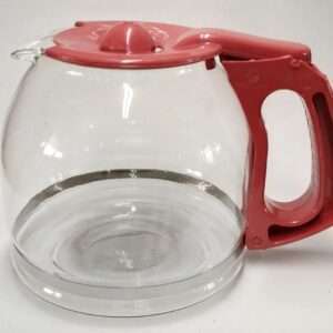 Jarra compatível Cafeteira Bella Linea Collection 12 Cup Coffee Maker Programável Vermelha