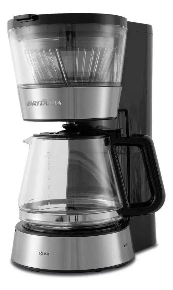 Filtro Permanente Cafeteira Elétrica Britânia BCF36PI 32 Cafés Preta Original - Imagem 3