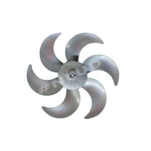 Hélice compatível p/ Circulador Arno Turbo Silencio 40cm CC96 / CC97 6 Pás Cinza com Trava Plástica