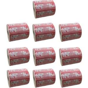 10000 Un. Etiqueta Lacre de Segurança para Delivery Ifood / Uber Eats / Rappi / Alimentos / Pizza / Marmita / Quentinha