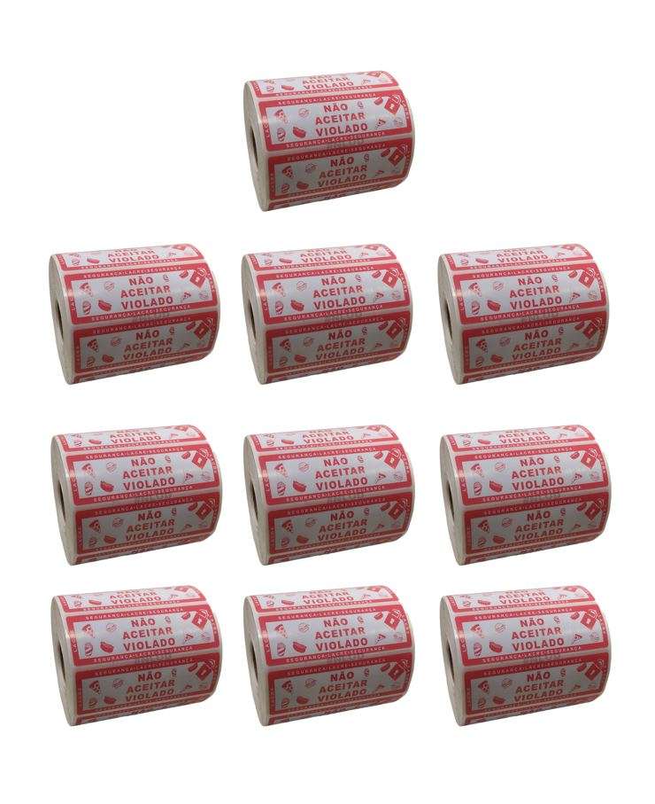 10000 Un. Etiqueta Lacre de Segurança para Delivery Ifood / Uber Eats / Rappi / Alimentos / Pizza / Marmita / Quentinha 1 10000 Un. Etiqueta Lacre de Segurança para Delivery Ifood / Uber Eats / Rappi / Alimentos / Pizza / Marmita / Quentinha