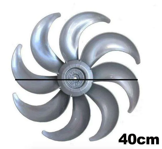 Hélice compatível Ventilador Ventisol Stell Turbo 8 pás Eixo Redondo 08mm Cinza - Imagem 4