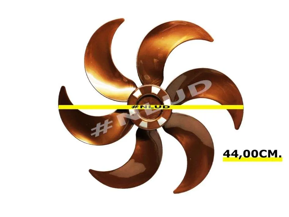 Hélice Ventilador Ventisol Stell Turbo 50cm Dourada - Imagem 3