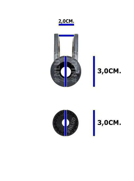 Suporte do Motor Bucha Central Ventilador Arge Loren-Sid Grande Pt. - Imagem 4