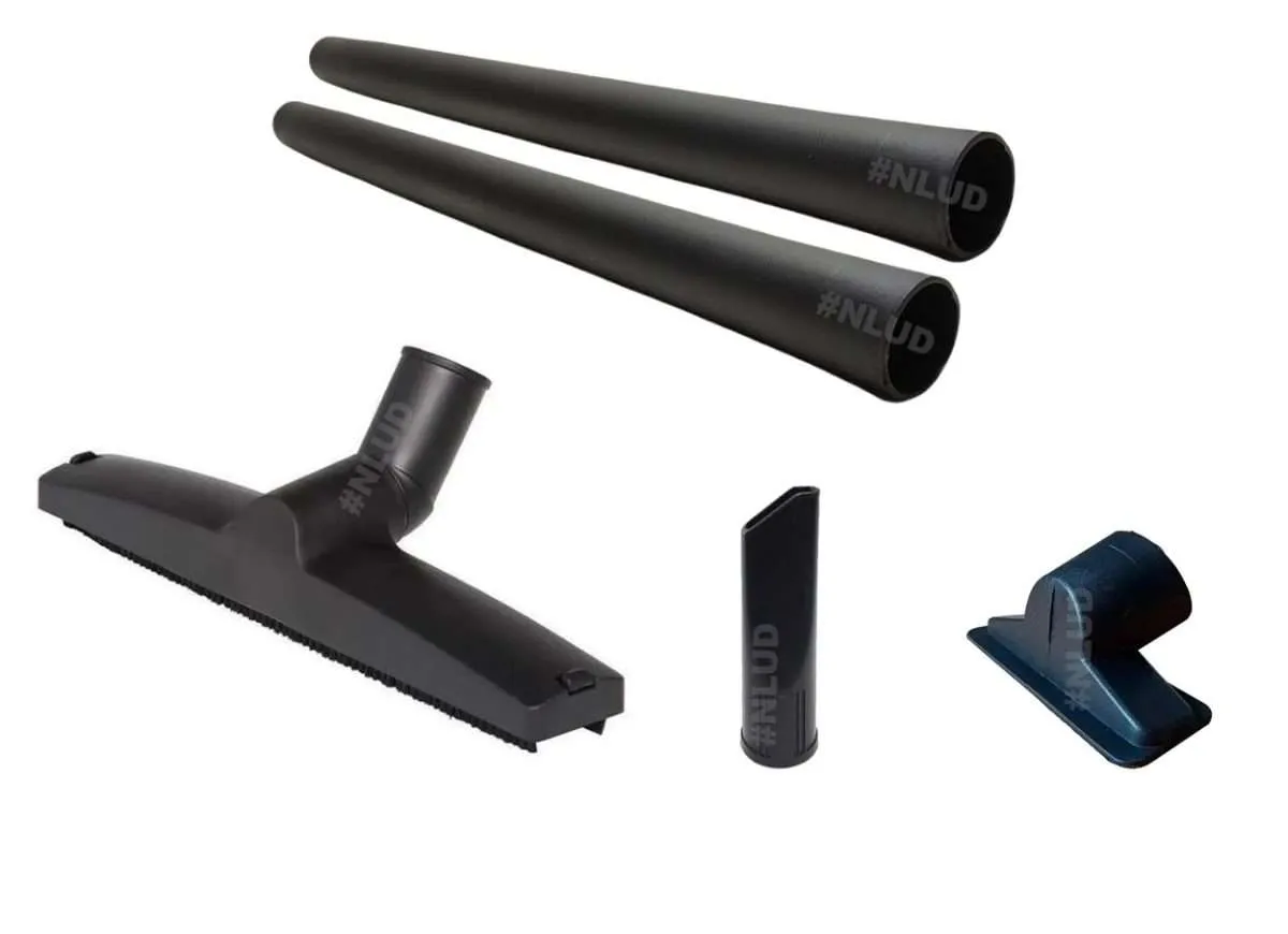 Kit Tubo de Extensão  Vassoura  Bico de Cantos  Bocal de Tecidos 32mm. Pt