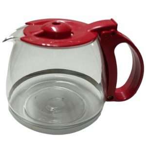 Jarra compatível Cafeteira Arno Classic CFC2 Vermelha