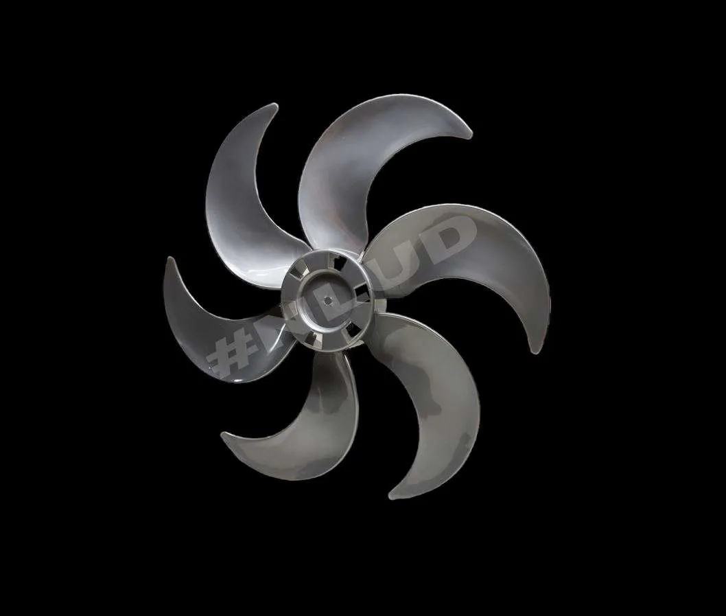 Hélice Compatível Ventilador Multilaser VL401 VL402 VL403 VL404 40cm 6 Pás Cinza - Imagem 4