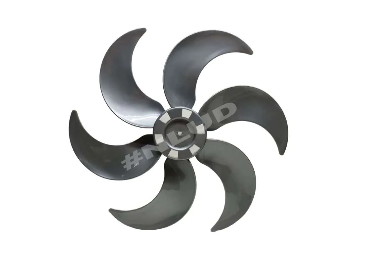 Hélice Compatível Ventilador Multilaser VL401 VL402 VL403 VL404 40cm 6 Pás Cinza