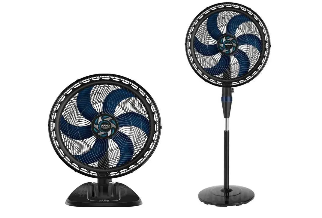 Hélice Original com Trava Ventilador Arno Xtreme Force Breeze  VB50  VB52  50cm Preto - Imagem 4