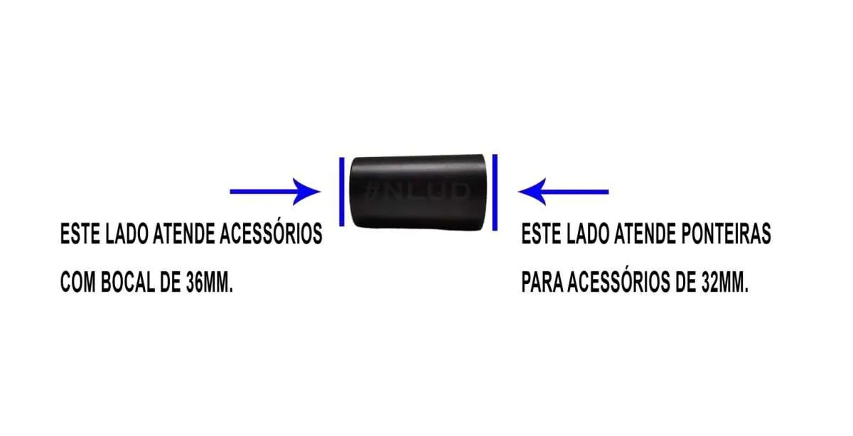 Adaptador Acessórios Aspirador Pó - 32mm para 36mm - Imagem 2