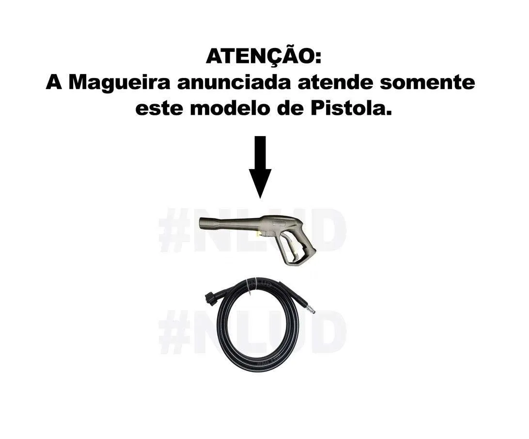 Mangueira Electrolux Lavadora Alta Pressão EWS50 EWS30 EWS30 UWS31 UWS31 EWS30 EWS30 Original - Imagem 5