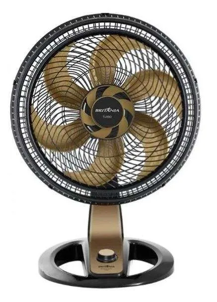 Hélice compatível Ventilador Britânia BVT410G Turbo / BVT410P Turbo - Philco PVT400G Turbo 40cm 6 pás - Imagem 9