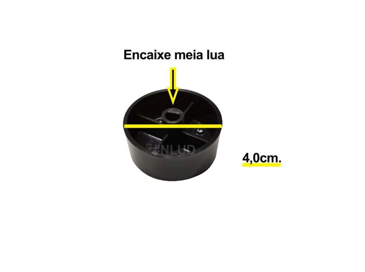 Botão Knob Timer Temporizador compatível Air fryer Nell Fit Preto - Imagem 2